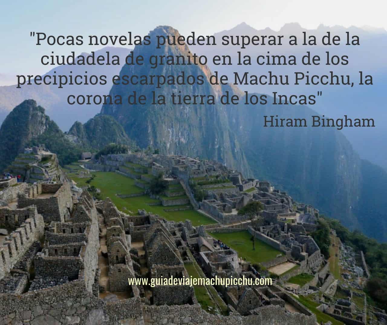 Frases sobre Machu Picchu