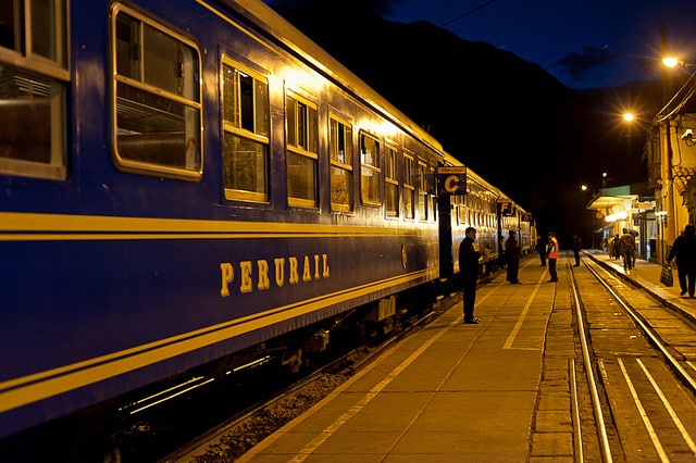 Trenes para llegar a Machu Picchu