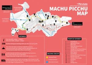 Los diferentes circuitos para recorrer la ciudadela, de acuerdo a las nuevas reglas vigentes de entrada a Machu Picchu