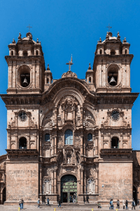 El templo de la Compañía de Jesús: en la ciudad de Cusco la ruta del Barroco Andino.