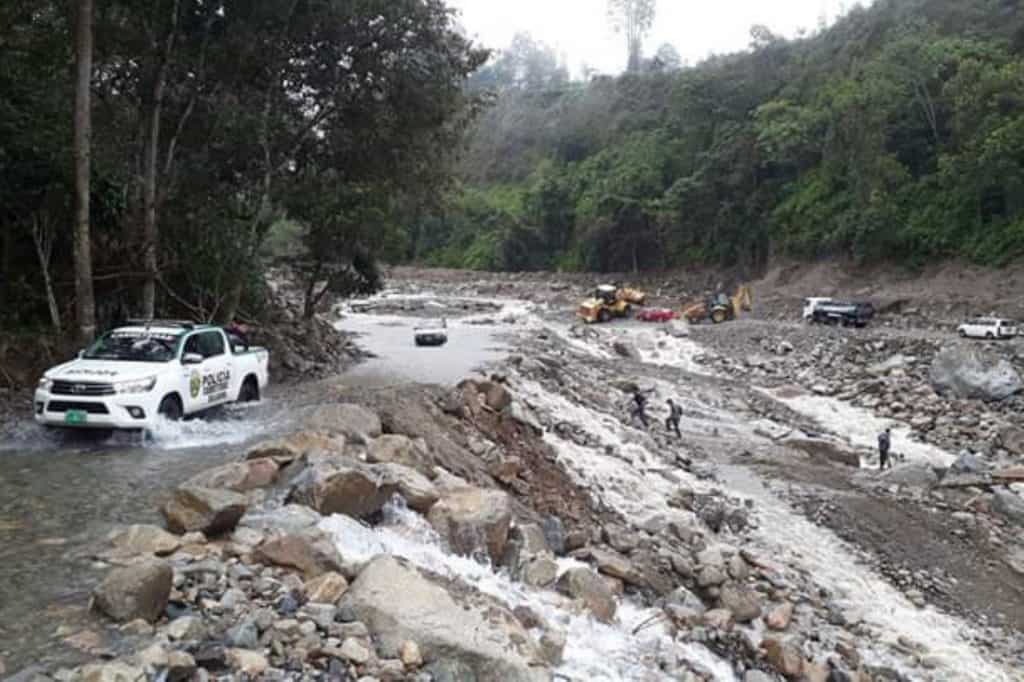 Ruta Hidroeléctrica Machu Picchu en temporada de lluvias. 